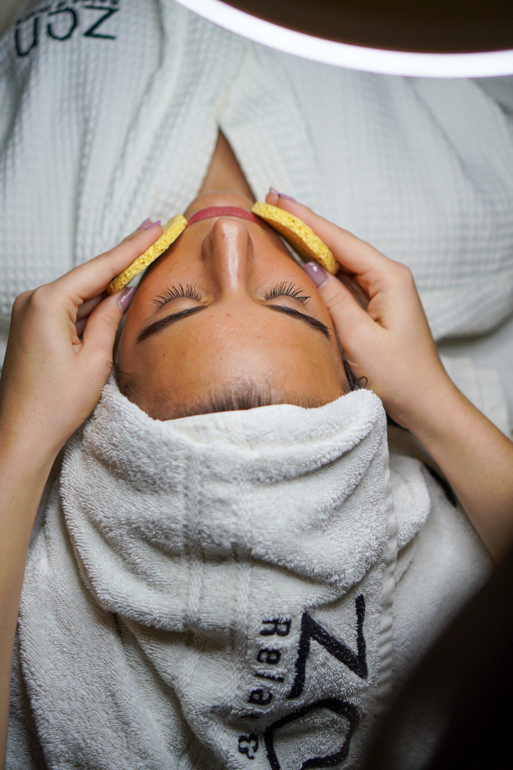 Facial massage at Bali Retreat
